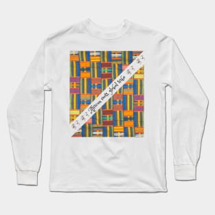 African roots, global tribe, African tribal Long Sleeve T-Shirt